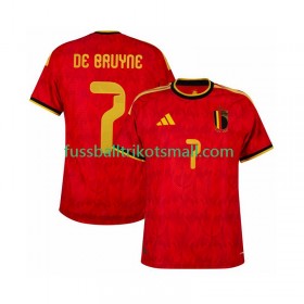 Fußballtrikots Belgien de bruyne 7 World Cup 2026 Kurzarm Heimtrikotsatz kaufen